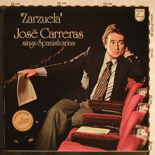 Carreras,Jose: Zarzuela-sings Spanish Arias, Philips(9500 649), NL, 1979 - LP - L5695 - 6,00 Euro