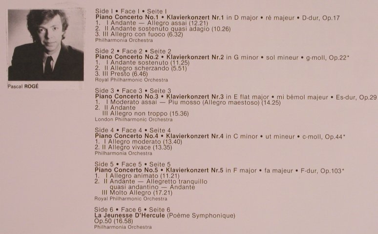 Saint-Saens,Camille: Piano Concerts 1-5, Box, Decca (6.35541 FK), D, 1981 Typ: 3LP Best.-Nr.: L5708 Preis: 15,00 Euro