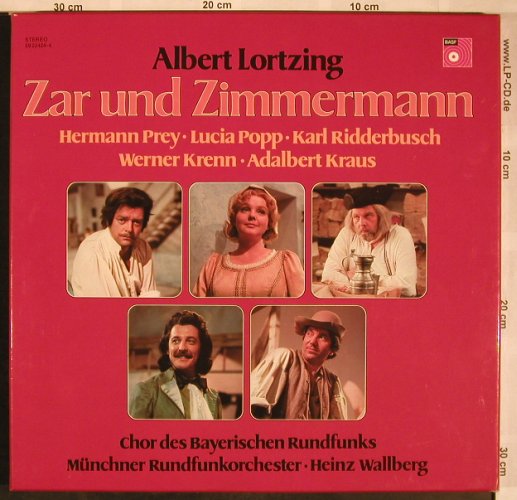 Lortzing,Albert: Zar und Zimmermann, Box, BASF(59 22424-4), D, 1976 - 3LP - L5721 - 12,50 Euro
