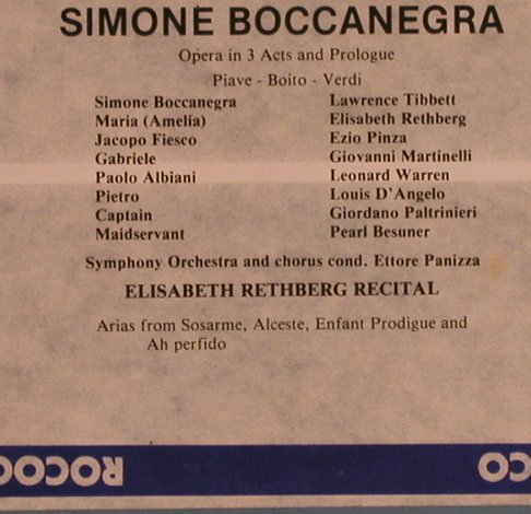 Verdi,Giuseppe: Simone Boccanegra,Box, Rococo (1017), CDN Typ: 3LP Best.-Nr.: L5731 Preis: 7,50 Euro