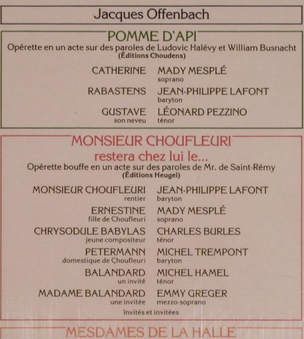 Offenbach,Jacques: Pomme D'Api/Mons.Choufleuri/Mesd.De, EMI(1731743), F FS-New, 1983 - 3LP - L5745 - 40,00 Euro