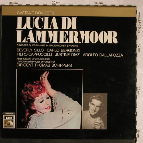 Donizetti,Gaetano: Lucia di Lammermoor,GrQuersch.,ital, EMI, stoc (C 063-92 569), D, m-/vg+ Typ: LP Best.-Nr.: L5764 Preis: 5,00 Euro
