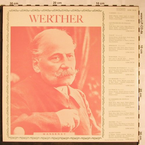 Massenet,Jules: Werther - Version anthologigue, Vogue(LDM 30130), F, Foc,  - LP - L5783 - 7,50 Euro