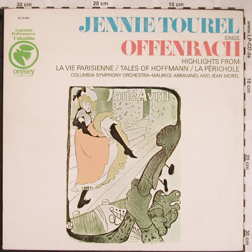 Tourel,Jennie: sings Offenbach, woc, stoc, Odyssey(32 16 0351), US,  - LP - L5801 - 6,00 Euro