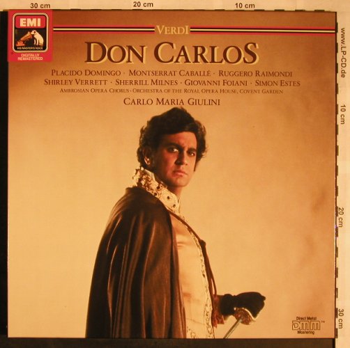 Verdi,Giuseppe: Don Carlos, Box, EMI(29 0712 3), D, 1986 - 3LP - L5810 - 20,00 Euro