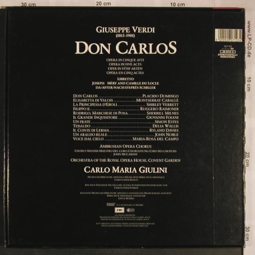 Verdi,Giuseppe: Don Carlos, Box, EMI(29 0712 3), D, 1986 - 3LP - L5810 - 20,00 Euro