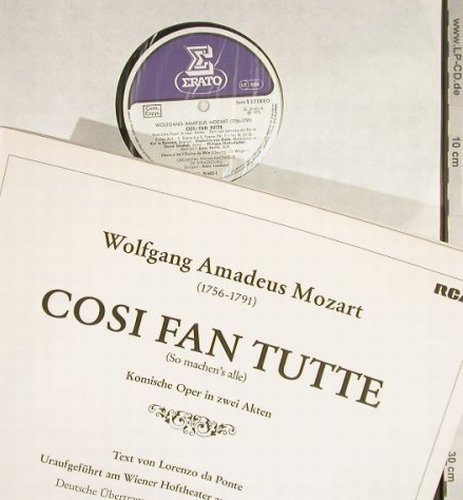 Mozart,Wolfgang Amadeus: Cosi Fan Tutte,Box, Erato/RCA(ZL 30602), D, 1978 - 3LP - L5813 - 12,50 Euro
