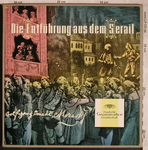 Mozart,Wolfgang Amadeus: Die Entführung aus dem Serail,Box, D.Gr.(LPM 18 184/85), D, Mono,  - 2LP - L5814 - 15,00 Euro