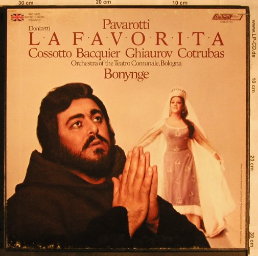 Donizetti,Gaetano: La Favorita,Box, London (OSA 13113), UK, co, 1978 Typ: 3LP Best.-Nr.: L5824 Preis: 12,50 Euro