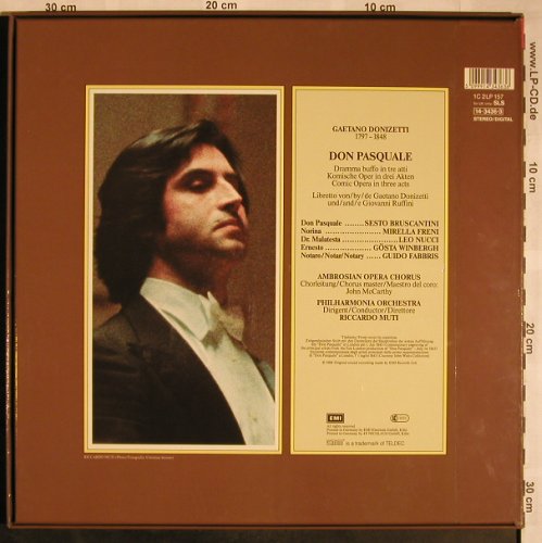 Donizetti,Gaetano: Don Pasquale, Box, EMI (14-3436-3), D, 1984 Typ: 2LP Best.-Nr.: L5827 Preis: 11,50 Euro