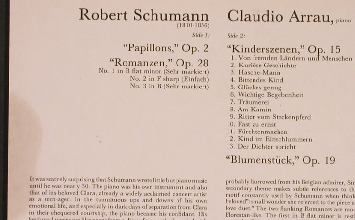 Schumann,Robert: Papillons/Romanzen/Kinderszenen/Blu, Philips (6500 395), NL, 1977 Typ: LP Best.-Nr.: L5839 Preis: 5,00 Euro