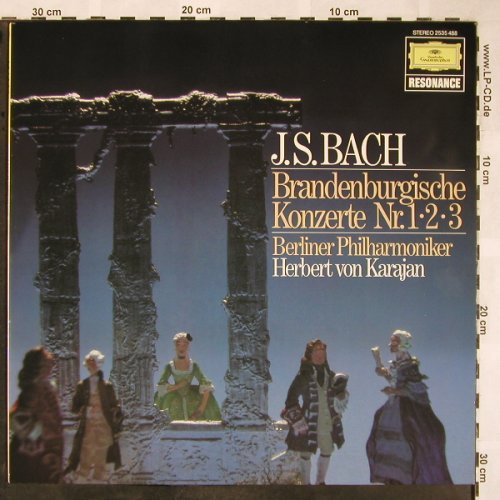 Bach,Johann Sebastian: Brandenburgische Konzerte 1,2,3, D.Gr. Resonance (2535 488), D, 1980 Typ: LP Best.-Nr.: L5842 Preis: 5,00 Euro