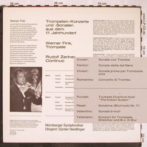 V.A.Trompeten-Konzerte & -Sonaten: aus dem 17.Jahrhundert,8 Tr., Colosseum(SM 541), D,  - LP - L5844 - 6,00 Euro
