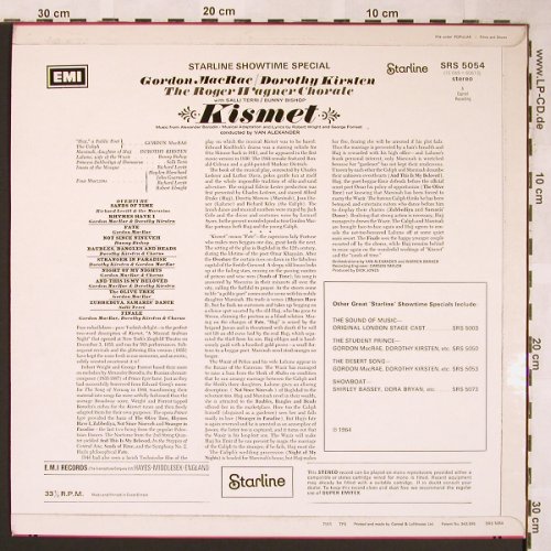 Borodin,Alexander: Kismet, EMI/Starline(SRS 5054), UK, Ri, 1964 - LP - L5846 - 5,00 Euro