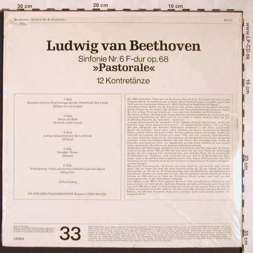 Beethoven,Ludwig van: Sinfonie Nr.6-Pastorale, FS-New/Neu, Orbis(76 777), D,  - LP - L5852 - 20,00 Euro