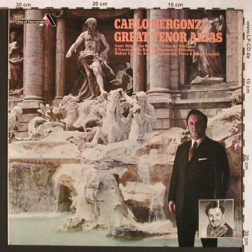Bergonzi,Carlo: Great Tenor Arias, stoc, Ace of Diamonds(SDD 391), UK,  - LP - L5855 - 5,00 Euro