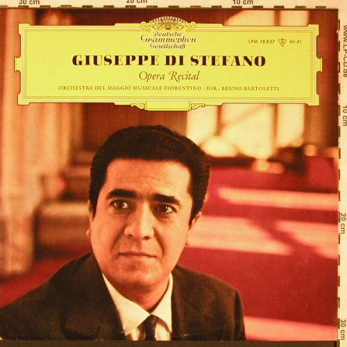 di Stefano,Giuseppe: Opera-Recital, Mono, D.Gr. (LPM 18 827), D, 1963 Typ: LP Best.-Nr.: L5871 Preis: 9,00 Euro