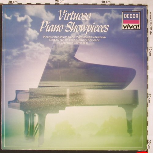 V.A.Virtuoso Piano Showpieces: Jorge Bolet...Ivan Davis, Decca viva!(411 836-1), D, m-/vg+, 1984 - LP - L5876 - 4,00 Euro