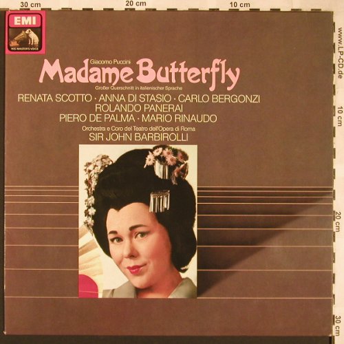 Puccini,Giacomo: Madame Butterfly-Gr.Querschn,ital., EMI(061-00 713), D, Ri,  - LP - L5885 - 5,00 Euro
