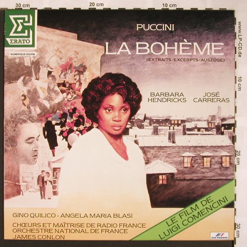 Puccini,Giacomo: La Boheme, Auszüge, Erato/Air France (NUM 75458), F, stoc Typ: LP Best.-Nr.: L5886 Preis: 5,00 Euro