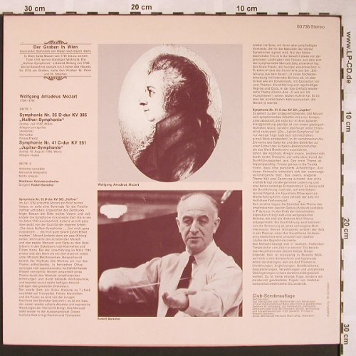 Mozart,Wolfgang Amadeus: Sinfonien Nr.41 & 35, DSC-Ed., Melodia (63 735), D Typ: LP Best.-Nr.: L5907 Preis: 5,50 Euro