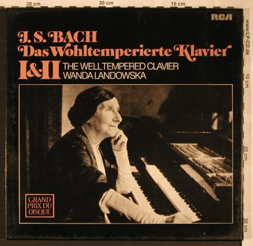 Bach,Johann Sebastian: Das WohltemperierteKlavier,Teil 1+2, RCA Red Seal (NA-R 25 067/1-5), D,Box Typ: 5LP Best.-Nr.: L5921 Preis: 24,00 Euro
