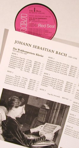 Bach,Johann Sebastian: Das WohltemperierteKlavier,Teil 1+2, RCA Red Seal(NA-R 25 067/1-5), D,Box,  - 5LP - L5921 - 24,00 Euro