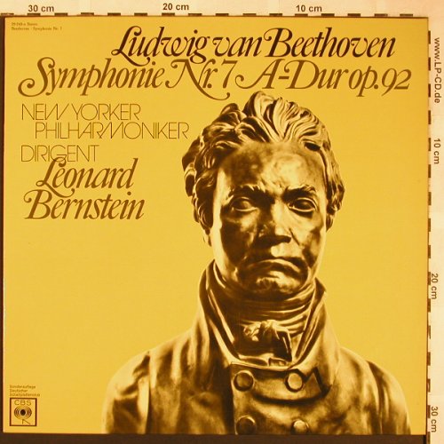 Beethoven,Ludwig van: Symphonie Nr.7, CBS(29 249), D, 1975 - LP - L5941 - 7,50 Euro