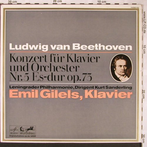 Beethoven,Ludwig van: Konzert für Klavier und Orch. Nr.5, Eurodisc(74 599 KK), D,  - LP - L5952 - 6,00 Euro
