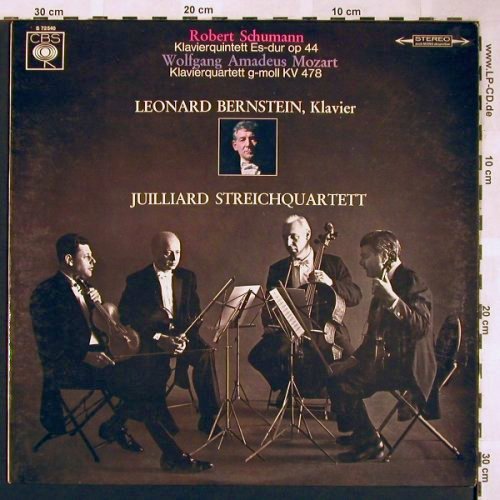 Schumann,Robert / Mozart: Klavierquintett Es-dur op.44,Kv 478, CBS(CBS S 72 540), D,  - LP - L5970 - 7,50 Euro