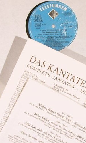 Bach,Johann Sebastian: Das Kantatenwerk Vol. 4,BWV 12-16, Telefunken(6.35030 EX), D, Box,  - 2LP - L5975 - 9,00 Euro