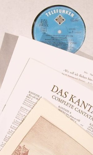 Bach,Johann Sebastian: Das Kantatenwerk Vol. 2,BWV 5-8, Telefunken(6.35028 EX), D, Box,  - 2LP - L5976 - 9,00 Euro
