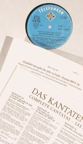 Bach,Johann Sebastian: Das Kantatenwerk Vol. 8,BWV 28-30, Telefunken(6.35034 EX), D, Box,  - 2LP - L5981 - 9,00 Euro