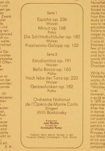 Waldteufel,Emil: Walzer & Polkas, EMI(063-02 793), D, 1976 - LPQ - L5990 - 5,00 Euro