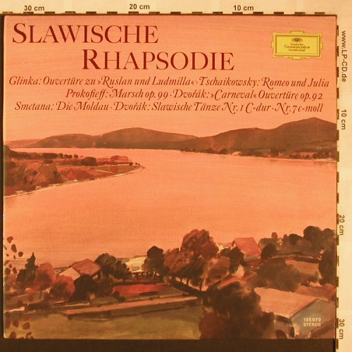 V.A.Slawische Rhapsodie: Glinka..Dvorak, 7 Tr., D.Gr. Tulip Ring Label(135 070), D, 1961 - LP - L5994 - 9,00 Euro