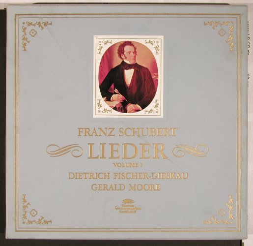 Schubert,Franz: Lieder Vol.1, Box, 56 S.Booklet, D.Gr. (2720 006), D, 1969 Typ: 12LP Best.-Nr.: L6005 Preis: 60,00 Euro