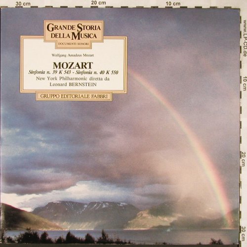 Mozart,Wolfgang Amadeus: Sinfonia n.39 K 543,n.40 KV 550,Foc, Grande Storia di Musica (GSdM 01), I, 1983 Typ: LP Best.-Nr.: L6029 Preis: 4,00 Euro