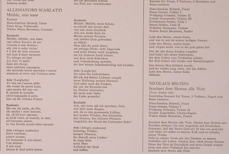 V.A.Deutsche & Italenische Kantaten: d.Barockzeit-Vivaldi..Albert,Bruhns, Eurodisc(92 929), D,Club Ed.,  - LP - L6046 - 7,50 Euro