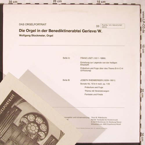 Liszt,Franz / Joseph Rheinberger: Einleitund z.Legende v.d.heil.Elisa, Psallite(PSAL 141/190673), D,  - LP - L6050 - 9,00 Euro