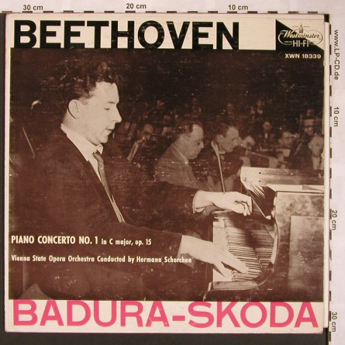 Beethoven,Ludwig van: Piano Concerto No.1 i.C minor,op.15, Westminster(XWN 18339), US, VG+/vg,  - LP - L6063 - 5,00 Euro