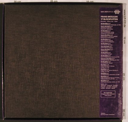 Brüggen,Frans: 17 Blockflöten, Box, Telefunken/Das Alte Werk(SMA 25 073-T1-3), D, 1972 - 3LP - L6066 - 17,50 Euro