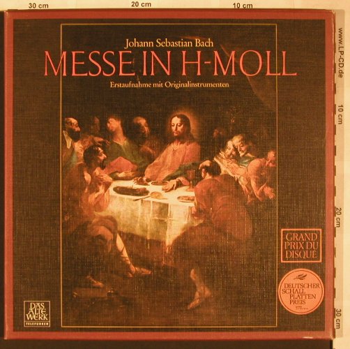 Bach,Johann Sebastian: Messe In H-Moll,Box, Ri, Telefunken(6.35019 FK), D, 1968 - 3LP - L6067 - 12,50 Euro
