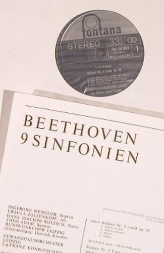 Beethoven,Ludwig van: 9 Sinfonien,Box, Fontana(K 71 BA 600), NL,  - 6LP - L6069 - 50,00 Euro