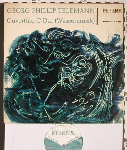 Telemann,Georg Philipp: Ouvertüre C-Dur(Wassermusik), Eterna,VG+/vg+(7 20 204), DDR, 1965 - 10inch - L6076 - 3,00 Euro