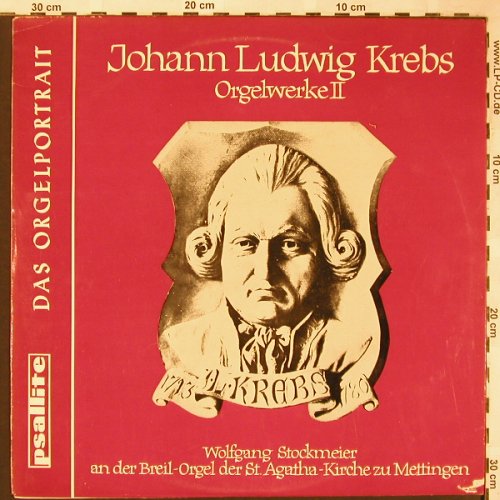 Krebs,Johann Ludwig: Orgelwerke II, Psallite(163/240974), D,  - LP - L6080 - 9,00 Euro