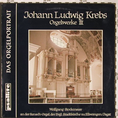 Krebs,Johann Ludwig: Orgelwerke III, Psallite(178/150975), D,  - LP - L6081 - 9,00 Euro