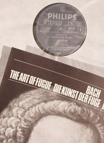 Bach,Johann Sebastian: Die Kunst Der Fuge,BWV 1080,Box, Philips(6747 172), NL, 1975 - 2LP - L6087 - 12,50 Euro