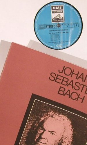 Bach,Johann Sebastian: Die Kunst der Fuge,Box, EMI Electrola (C 061-04124/125), D Typ: 2LP Best.-Nr.: L6089 Preis: 9,00 Euro