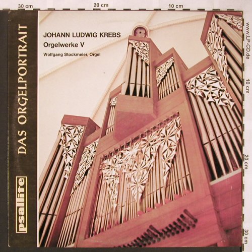 Krebs,Johann Ludwig: Orgelwerke V, Psallite (PSAL191/230 976), D Typ: LP Best.-Nr.: L6092 Preis: 9,00 Euro