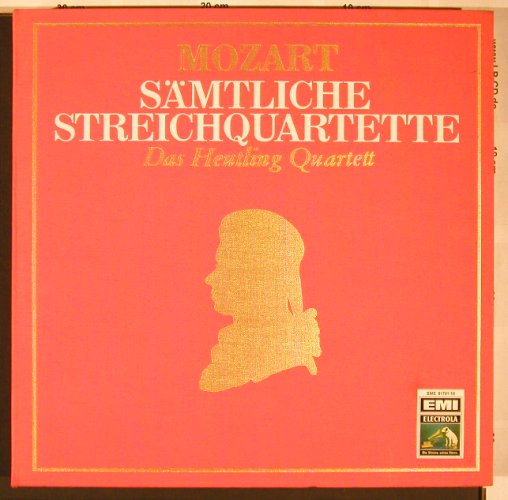 Mozart,Wolfgang Amadeus: Sämtliche Streichquartette, Box, EMI Electrola (SME 91 701/710), D Typ: 10LP Best.-Nr.: L6108 Preis: 60,00 Euro